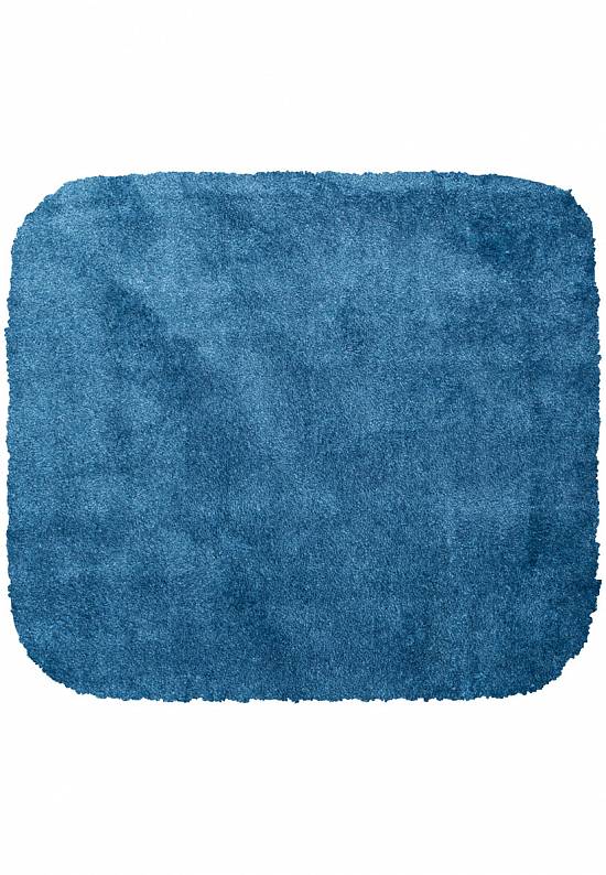 Синий мягкий коврик для ванной 3531 Dark Blue
