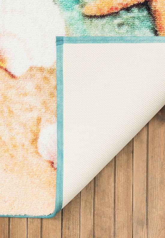 Бирюзовый коврик для ванной  Seaside 01 Turquoise