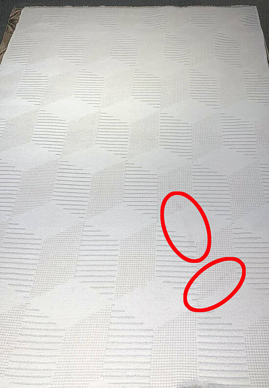 Турецкий однотонный ковер ADA 01 Cream discount