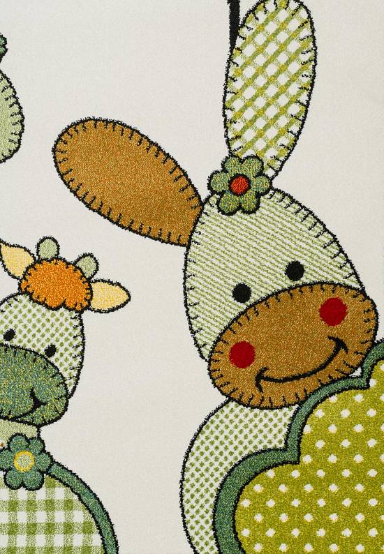 Недорогой синтетический ковер 2915-Green