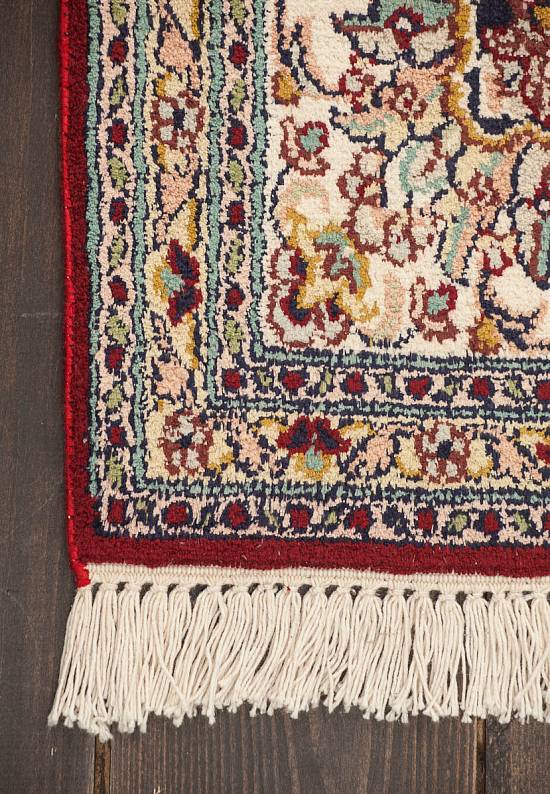 Шелковый ковер ручной работы 241676-Shah Abas red/beige