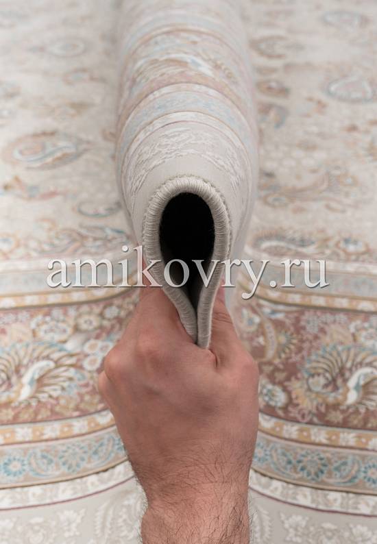 Иранский высокоплотный ковер G136-Cream