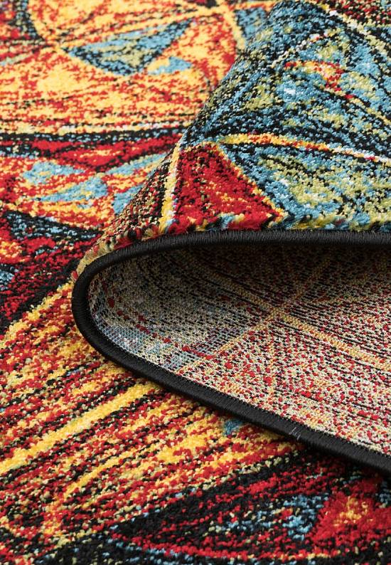 Недорогой синтетический ковер C018-Multicolor