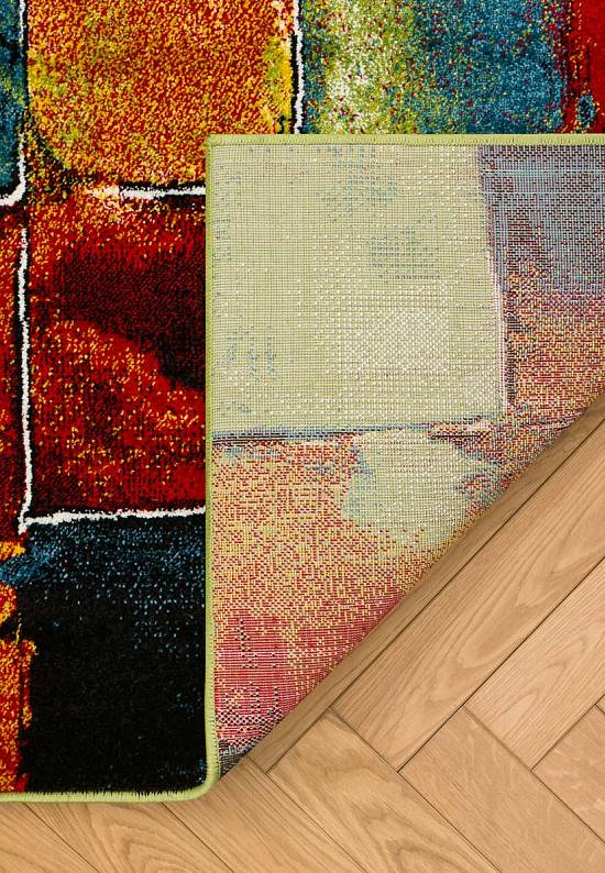 Недорогой синтетический ковер 2739-Multicolor