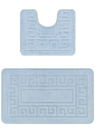 дизайн комплекта ковриков для ванной Confetti Bath Maximus Ethnic 2522 Baby Blue BQ