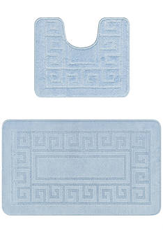 дизайн комплекта ковриков для ванной Confetti Bath Maximus Ethnic 2522 Baby Blue BQ