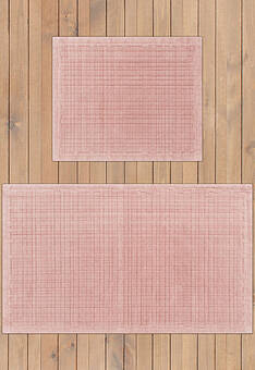 дизайн комплекта ковриков Confetti Bath Cotton Hazar 03 Dusty Rose