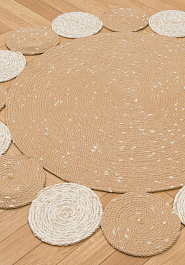 двусторонняя циновка в перспективе Patna PTN 03 Natural White