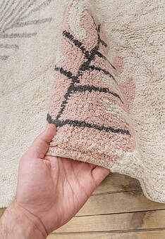 фактура ковра Lorena Canals Cotton Tropics Pink