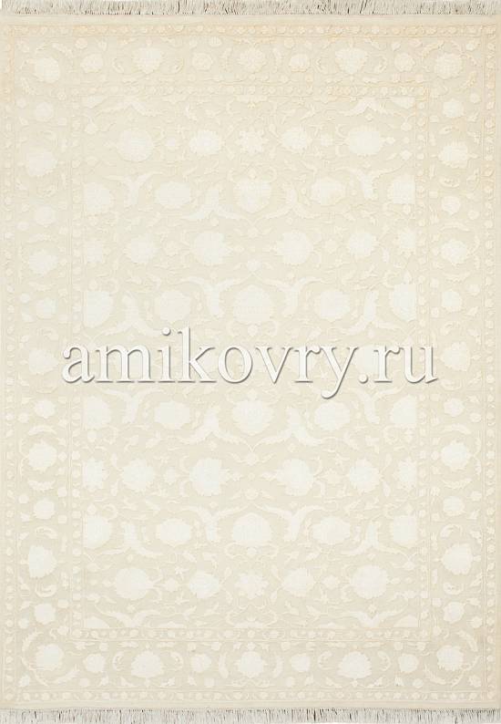 Роскошный ковер ручной работы SK-56-Ivory/Ivory
