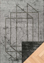 дизайн двустороннего безворсового ковра Couture Duo SC6183