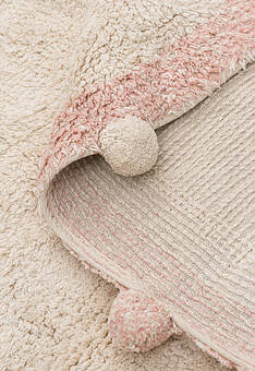 фактура ковра Lorena Canals Cotton Pom-poms Vintage Nude