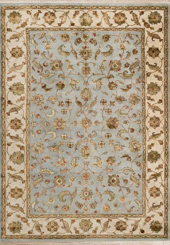 Элитный ковер ручной работы 10/10 RS-03-Light Blue/Ivory