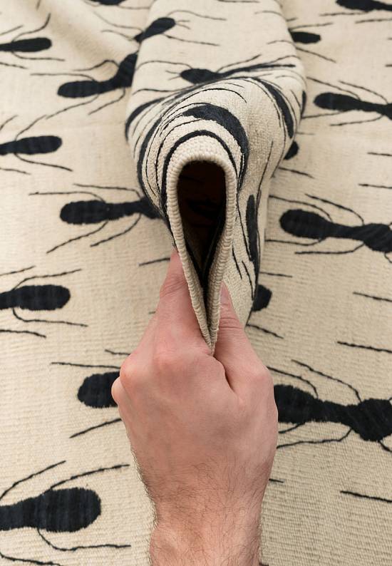 Элитный ковер ручной работы Kilim Savannah Black 1