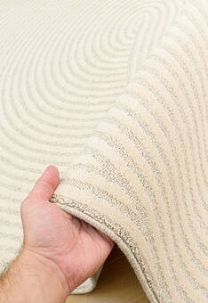 фактура ковра Flow Wool OF3377-O242 овал
