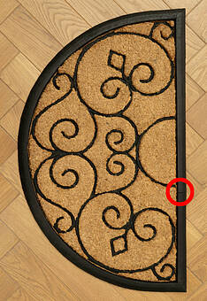 дефект входного коврика Doormat kokos Nippon-6042-2 discount1 фигура