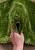 Мягкий ковер с длинным ворсом H55-green