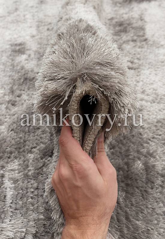 Ковер с длинным ворсом 1000.003-light grey