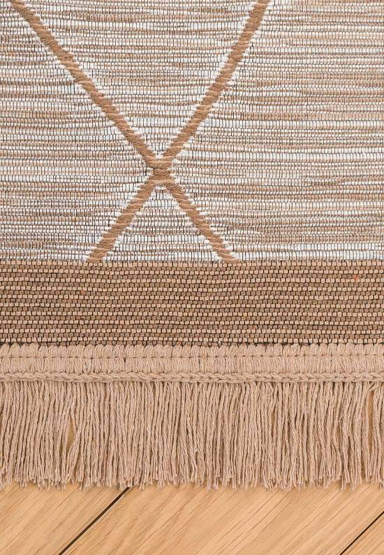 Двусторонний ковер из хлопка ARC 02 Beige