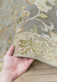 фактура ковра Kashan gold Warm Taupe Linen
