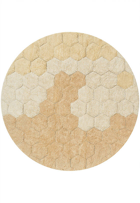 Детский стираемый ковер Honeycomb Gold