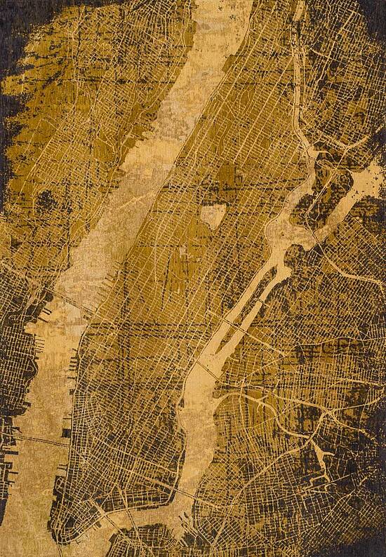 Безворсовый ковер из Бельгии New York LS5280-L264