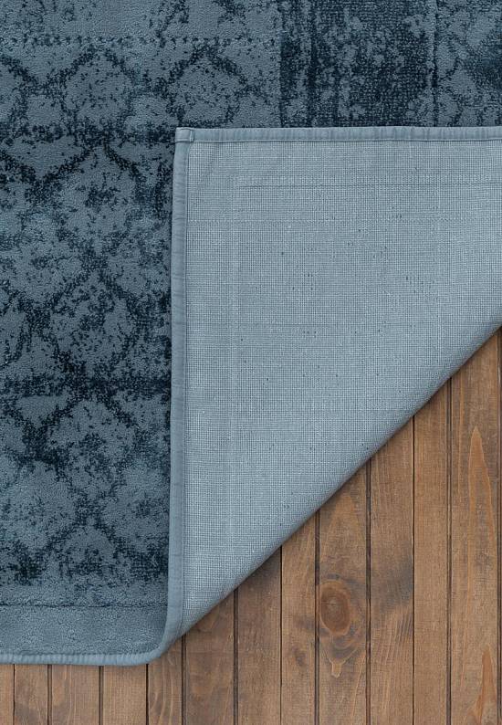 Турецкий ковер из хлопка и вискозы Patchwork Kurmay