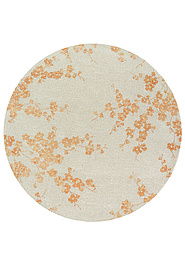 дизайн безворсового ковра Petals LP5231-L448 круг