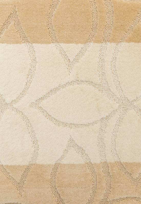Бежевый комплект ковриков для ванной комнаты и туалета Erdek 2540 Beige BQ