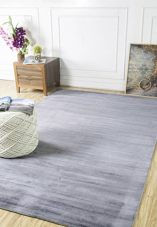 Однотонный ковер ручной работы PHPV-20-Stone Gray/Stone Gray