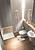 Белый комплект ковриков для ванной и туалета Ethnic 2581 Pearl White PS