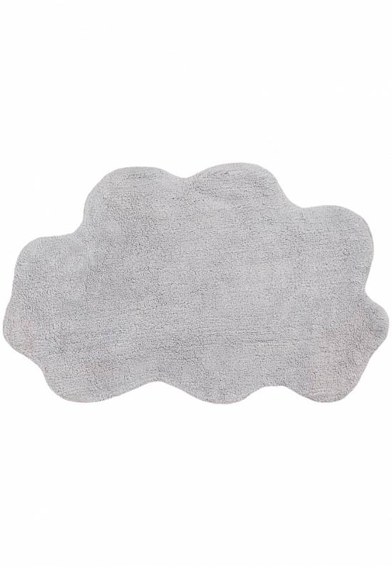 Серый коврик для ванной из хлопка Cloud-Grey