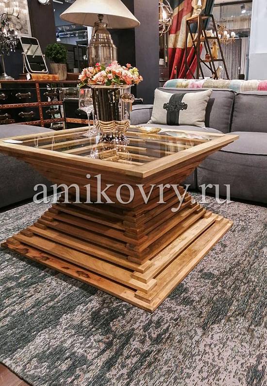 Абстрактный безворсовый ковер KS2699-K01 discount1