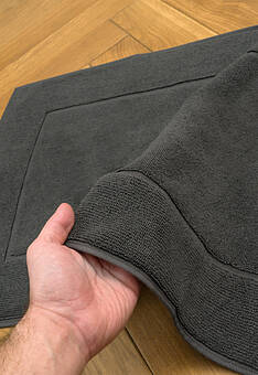 фактура коврика для ванной Aura Graphite квадрат