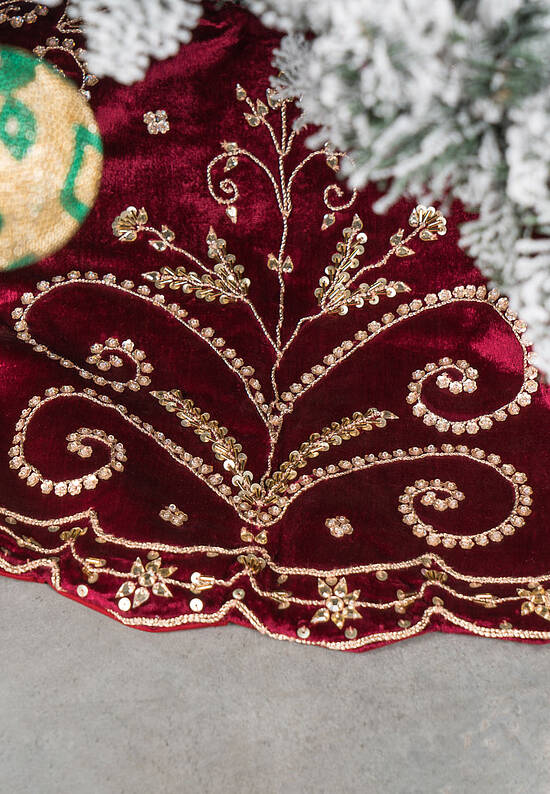 Коврик-юбка под ёлку