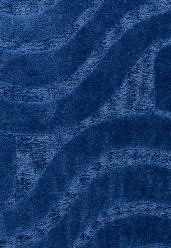 Комплект ковриков для ванной и туалета Symphony 2582 Dark Blue BQ