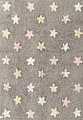Ковер ручной работы Lorena Canals Cotton Stars Tricolor Grey-Pink