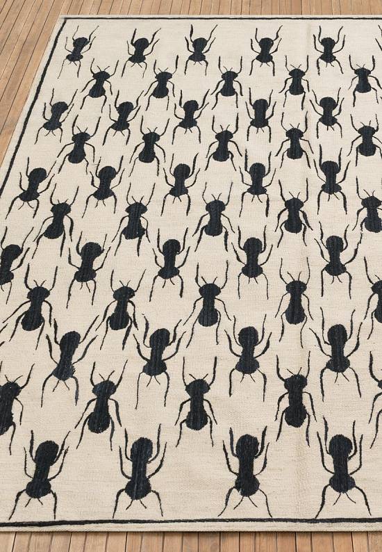 Элитный ковер ручной работы Kilim Savannah Black 2