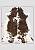 Натуральная шкура коровы Триколор коричневый LN002-Tricolor 857