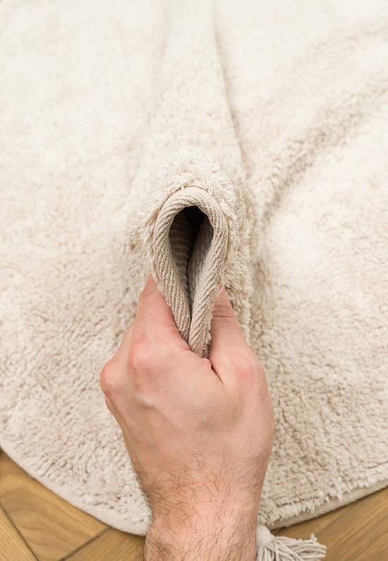 Хлопковый ковер CBN Plain Beige