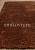 Однотонный ковер шегги no17-brown
