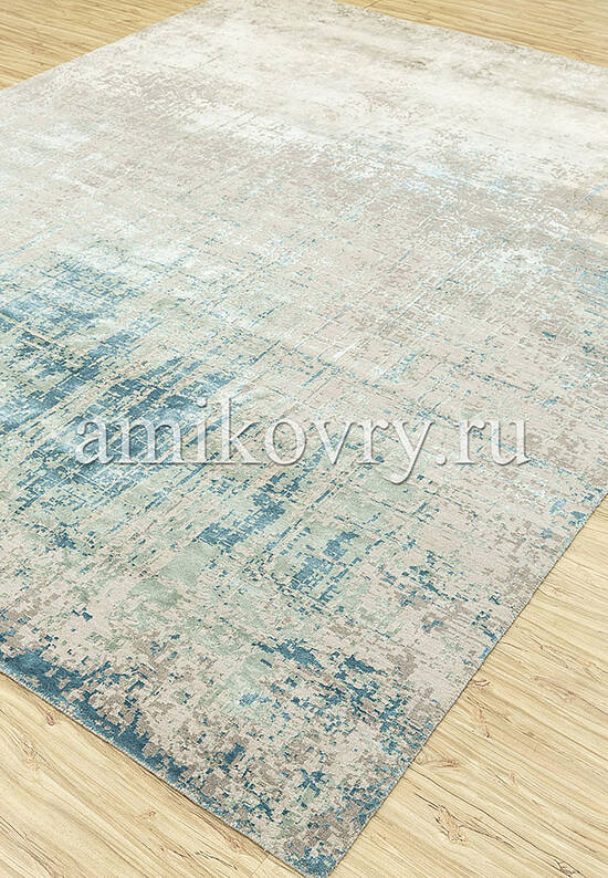 Элитный ковер ручной работы 8/8-RWB ESK-9014-Antique White/Light Sea Mist