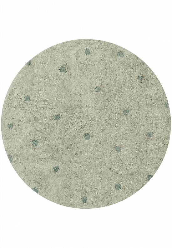 Детский стираемый ковер Dot Blue Sage