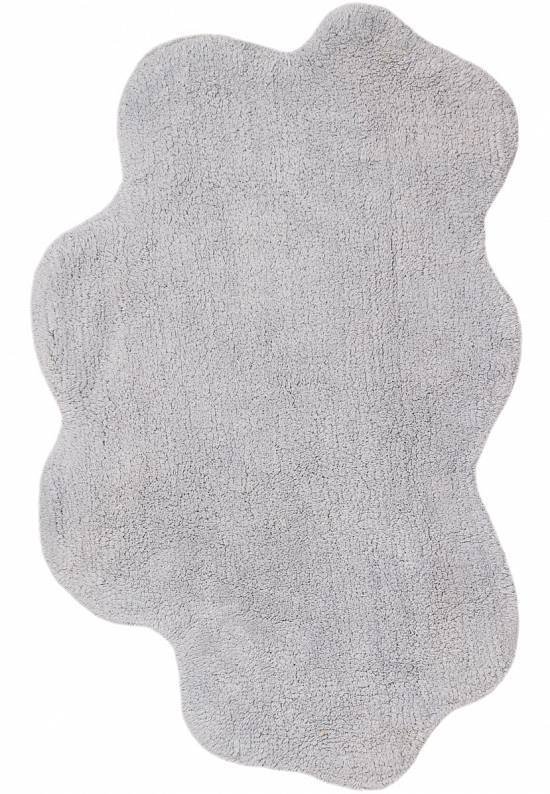 Серый коврик для ванной из хлопка Cloud-Grey