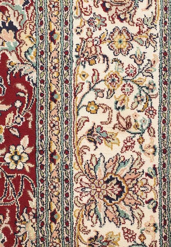 Шелковый ковер ручной работы 241676-Shah Abas red/beige