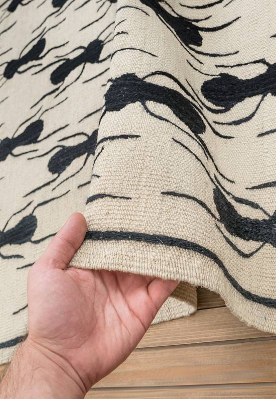Элитный ковер ручной работы Kilim Savannah Black 2