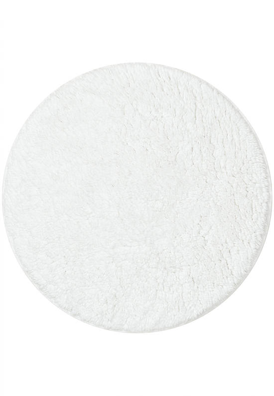 Белый коврик для ванной Organic Soft Light 1601 White