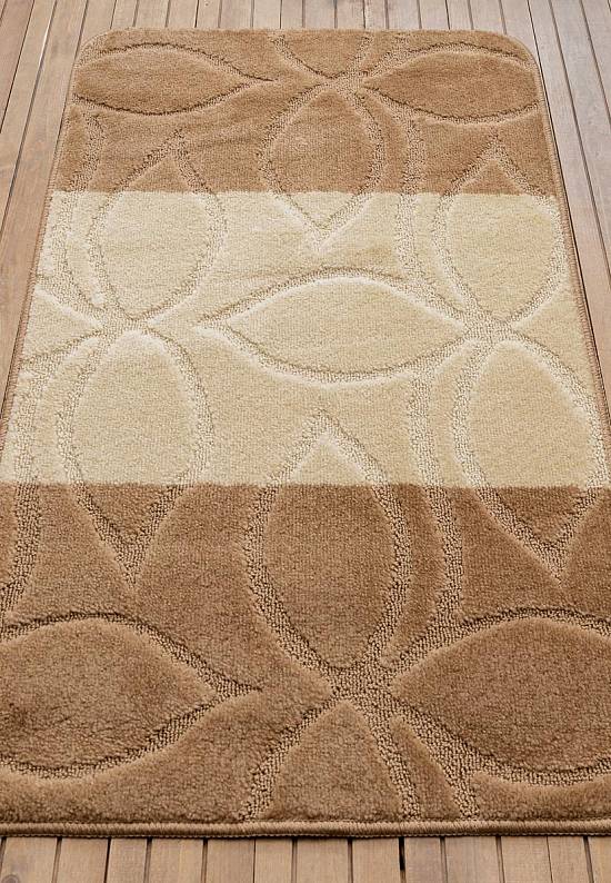 Бежевый коврик для ванной Erdek 2546 Light Brown