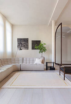 ковер в интерьере Ligne Pure Layer Cake 262.001-117