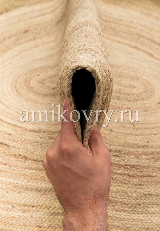 Двусторонняя циновка из джута ECH 01E Natural
